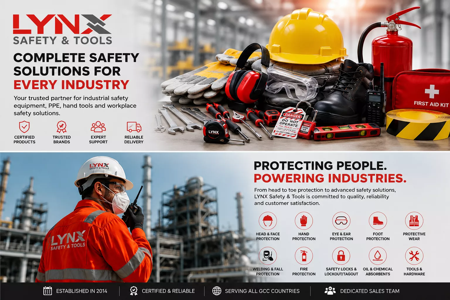 Lynx Safety tools Industrial Safety Equipment PPE hand Tools